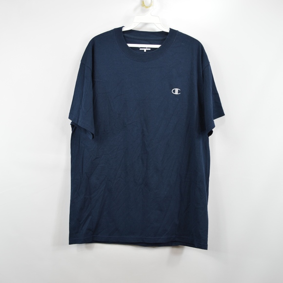 champion shirt navy blue